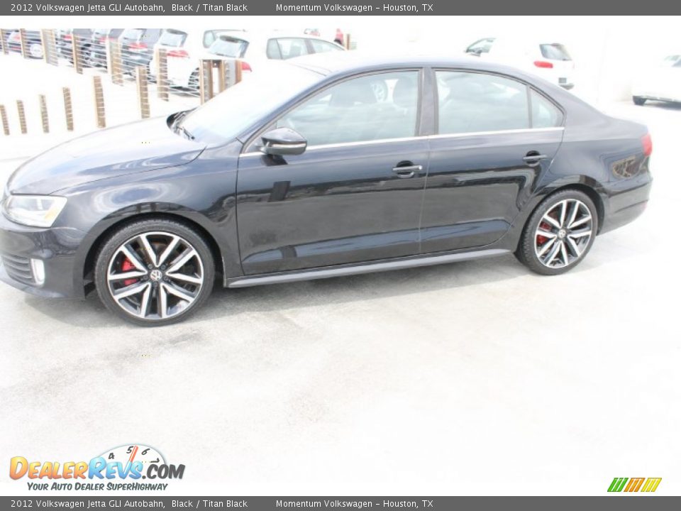 2012 Volkswagen Jetta GLI Autobahn Black / Titan Black Photo #5
