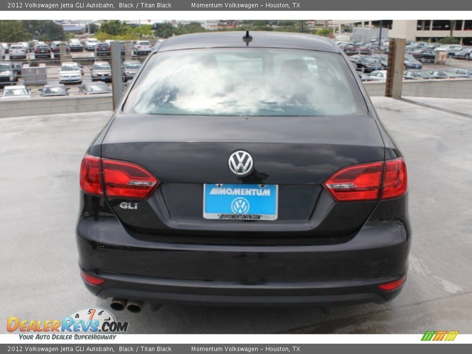 2012 Volkswagen Jetta GLI Autobahn Black / Titan Black Photo #8