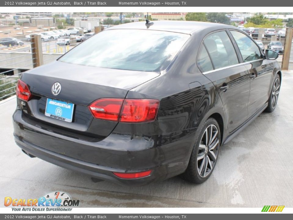 2012 Volkswagen Jetta GLI Autobahn Black / Titan Black Photo #9