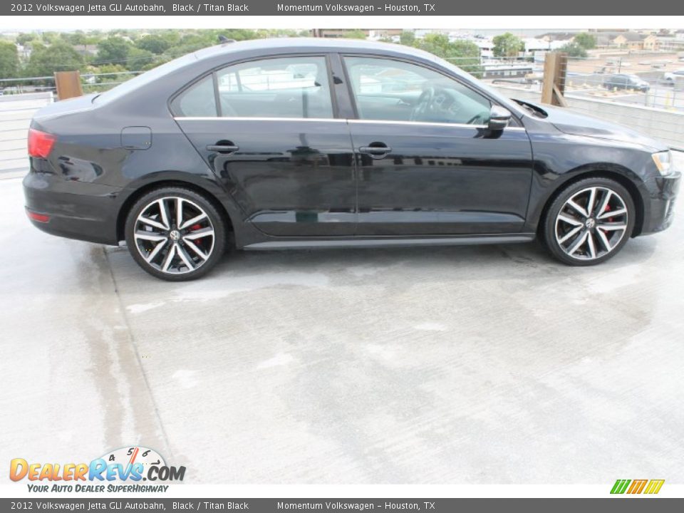 2012 Volkswagen Jetta GLI Autobahn Black / Titan Black Photo #11