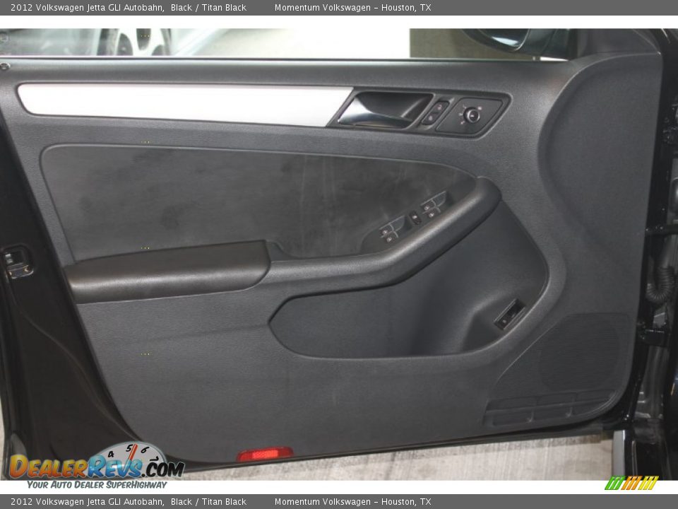 2012 Volkswagen Jetta GLI Autobahn Black / Titan Black Photo #13
