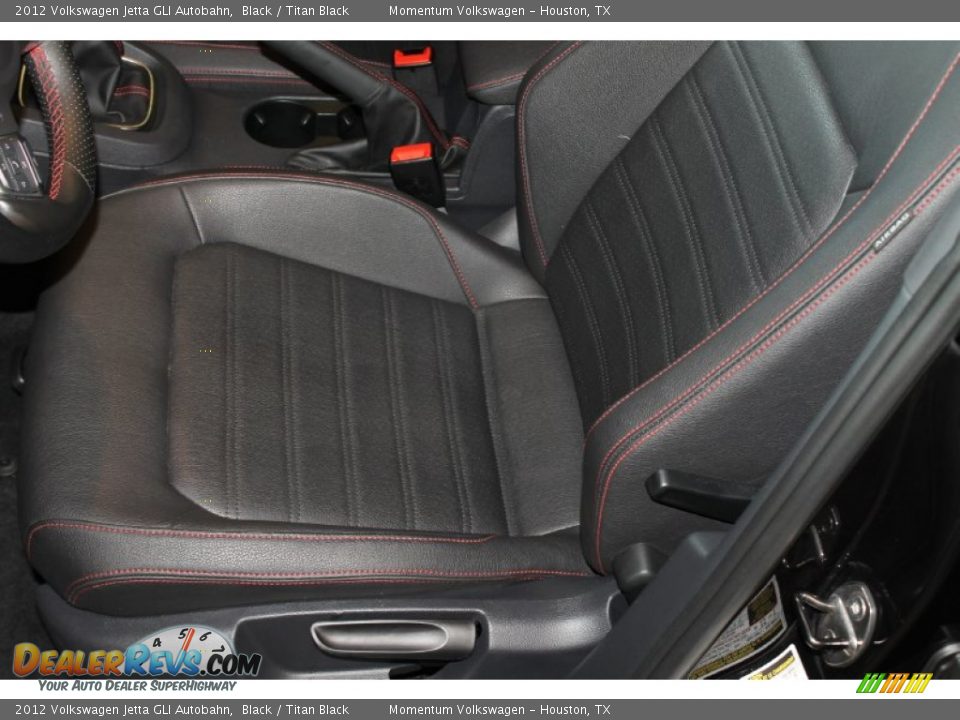2012 Volkswagen Jetta GLI Autobahn Black / Titan Black Photo #14
