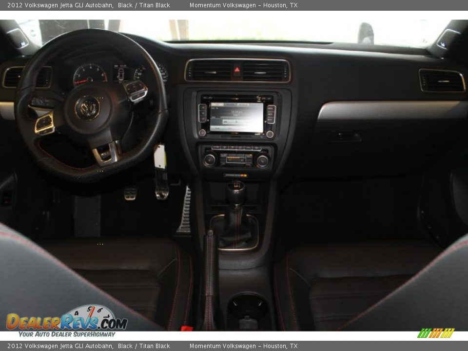 2012 Volkswagen Jetta GLI Autobahn Black / Titan Black Photo #30