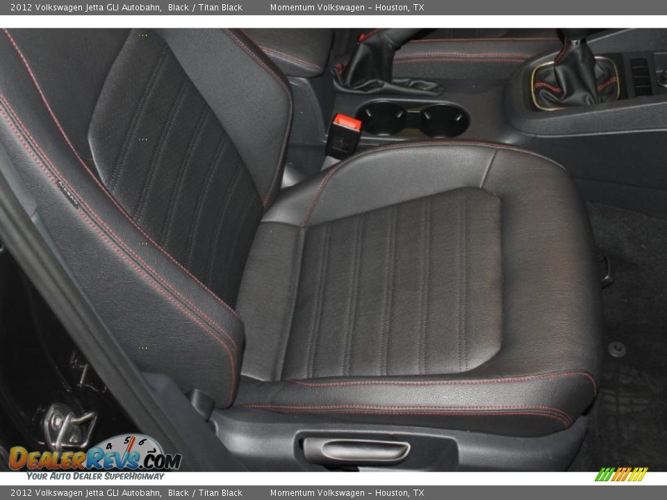 2012 Volkswagen Jetta GLI Autobahn Black / Titan Black Photo #35