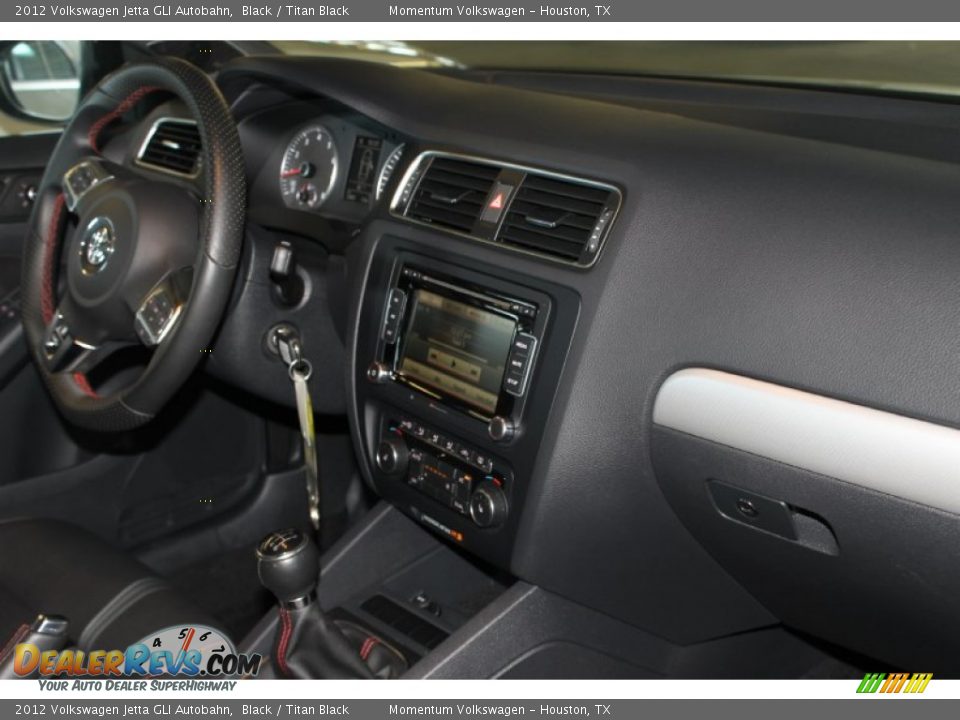 2012 Volkswagen Jetta GLI Autobahn Black / Titan Black Photo #36
