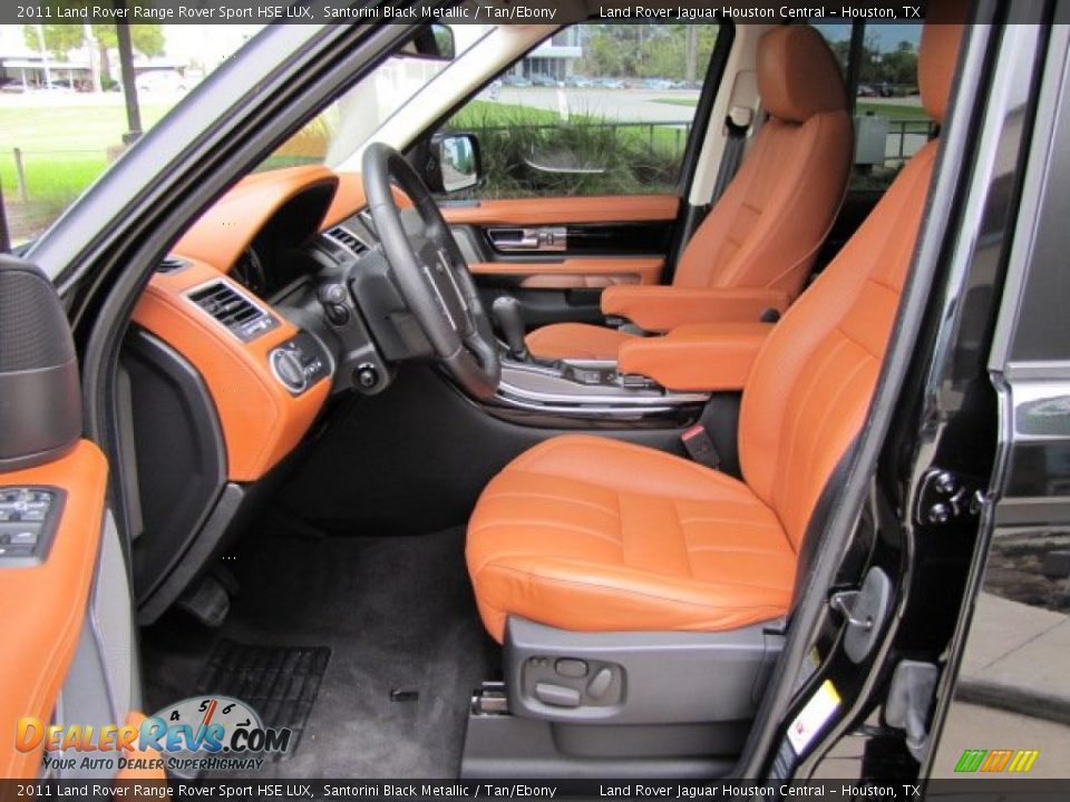 2011 Land Rover Range Rover Sport HSE LUX Santorini Black Metallic / Tan/Ebony Photo #2