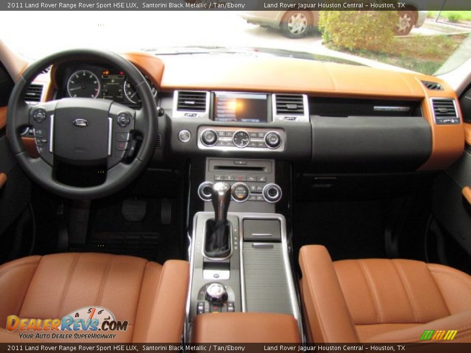 2011 Land Rover Range Rover Sport HSE LUX Santorini Black Metallic / Tan/Ebony Photo #3