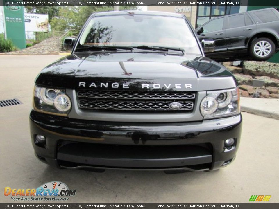 2011 Land Rover Range Rover Sport HSE LUX Santorini Black Metallic / Tan/Ebony Photo #6