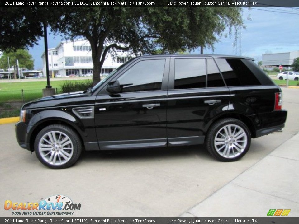 2011 Land Rover Range Rover Sport HSE LUX Santorini Black Metallic / Tan/Ebony Photo #7