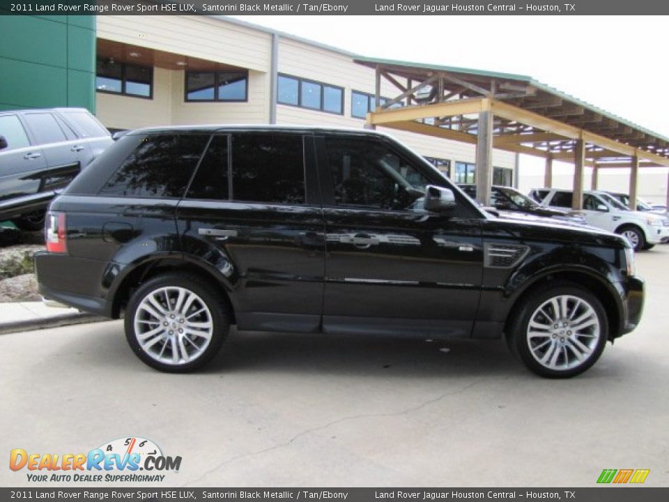 2011 Land Rover Range Rover Sport HSE LUX Santorini Black Metallic / Tan/Ebony Photo #11