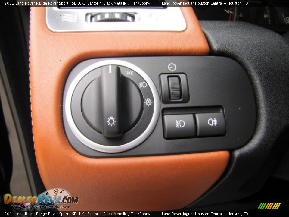 2011 Land Rover Range Rover Sport HSE LUX Santorini Black Metallic / Tan/Ebony Photo #15