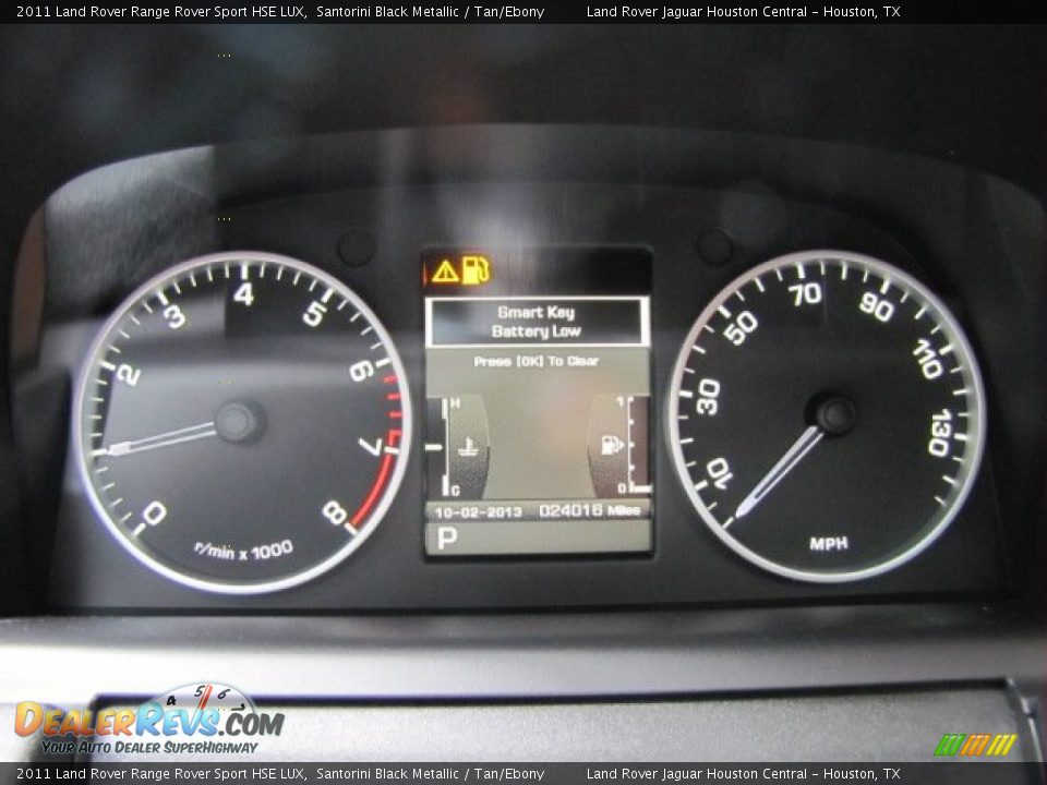 2011 Land Rover Range Rover Sport HSE LUX Santorini Black Metallic / Tan/Ebony Photo #16
