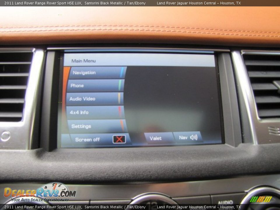 2011 Land Rover Range Rover Sport HSE LUX Santorini Black Metallic / Tan/Ebony Photo #19