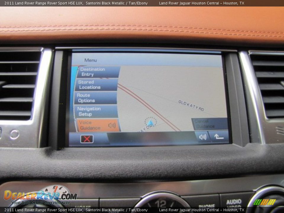 2011 Land Rover Range Rover Sport HSE LUX Santorini Black Metallic / Tan/Ebony Photo #20