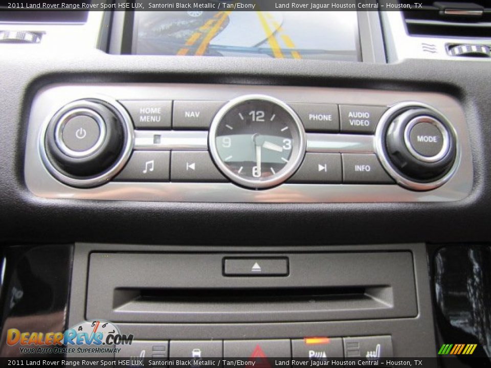 2011 Land Rover Range Rover Sport HSE LUX Santorini Black Metallic / Tan/Ebony Photo #22
