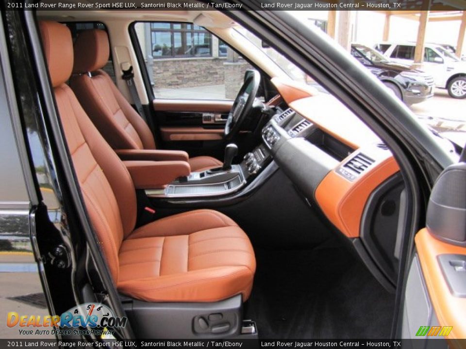 2011 Land Rover Range Rover Sport HSE LUX Santorini Black Metallic / Tan/Ebony Photo #26