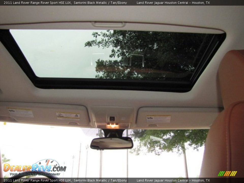 2011 Land Rover Range Rover Sport HSE LUX Santorini Black Metallic / Tan/Ebony Photo #35