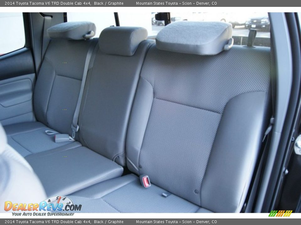 2014 Toyota Tacoma V6 TRD Double Cab 4x4 Black / Graphite Photo #7