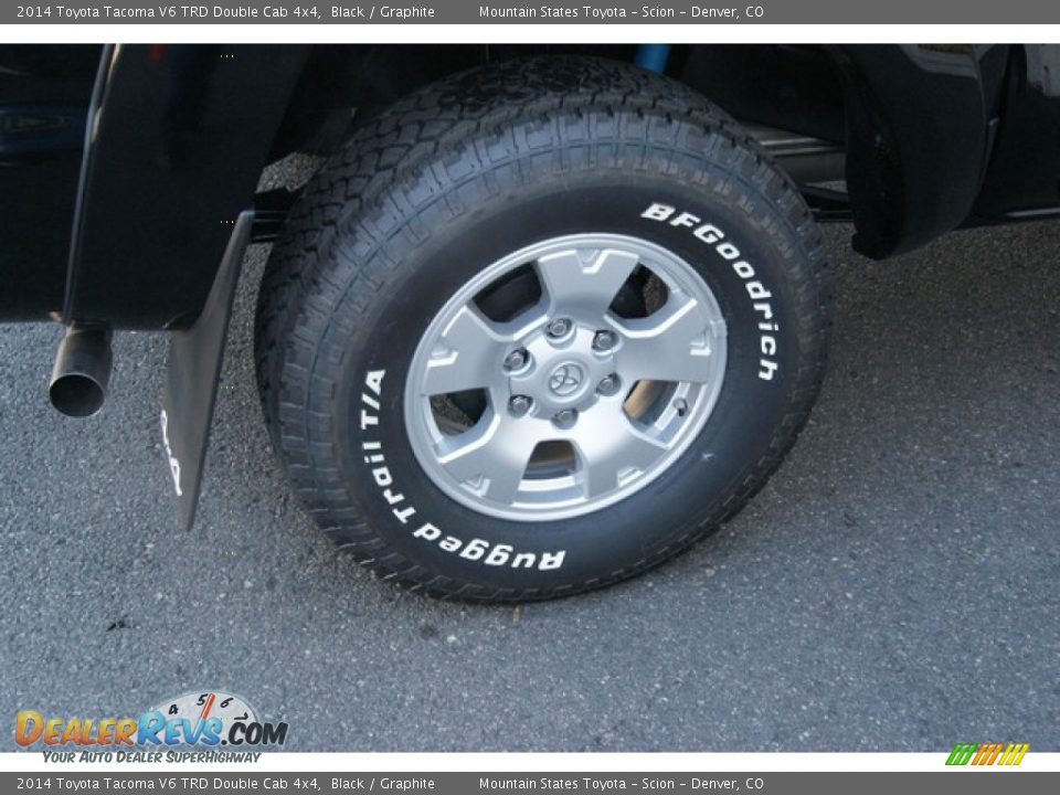 2014 Toyota Tacoma V6 TRD Double Cab 4x4 Black / Graphite Photo #9