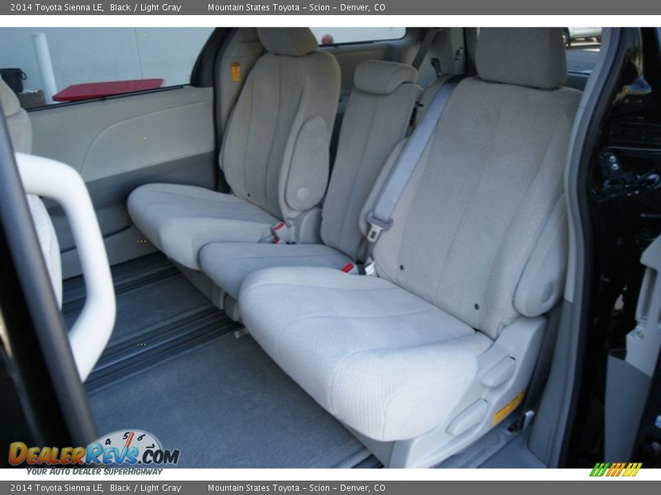 Rear Seat of 2014 Toyota Sienna LE Photo #7