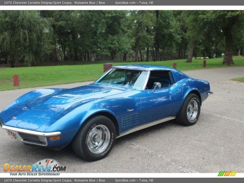1970 Chevrolet Corvette Stingray Sport Coupe Mulsanne Blue / Blue Photo #3