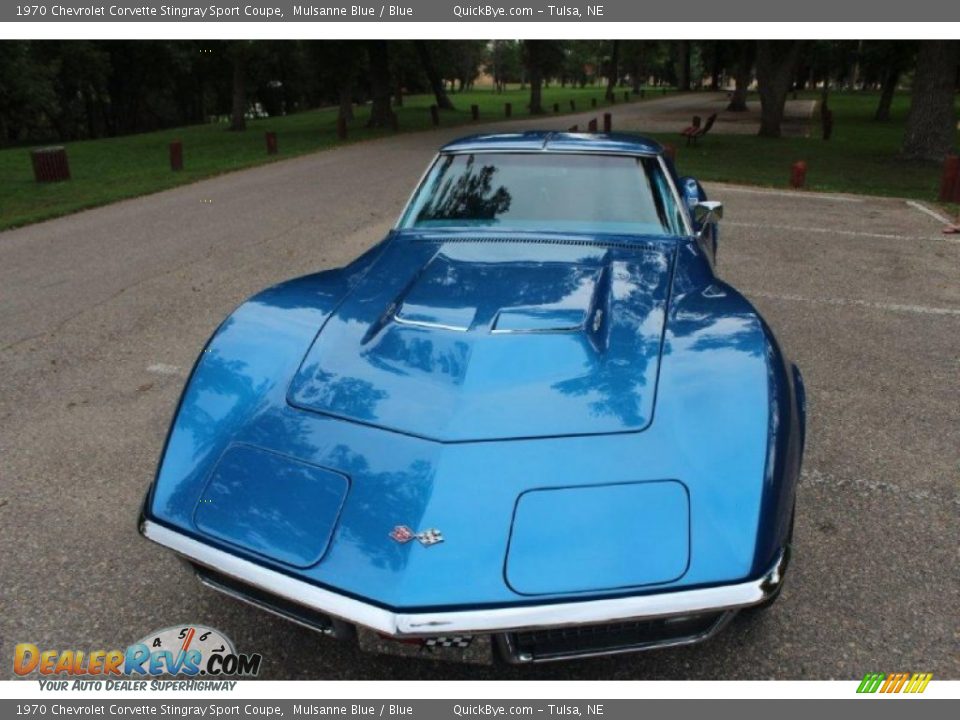 Mulsanne Blue 1970 Chevrolet Corvette Stingray Sport Coupe Photo #13