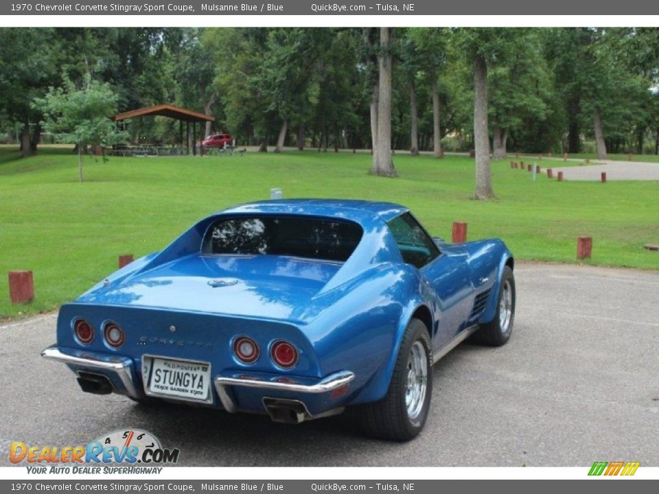 1970 Chevrolet Corvette Stingray Sport Coupe Mulsanne Blue / Blue Photo #14