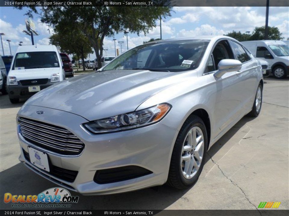 2014 Ford Fusion SE Ingot Silver / Charcoal Black Photo #1