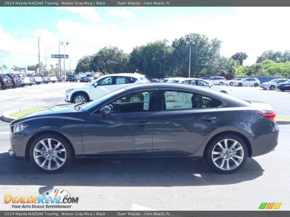 2014 Mazda MAZDA6 Touring Meteor Gray Mica / Black Photo #3