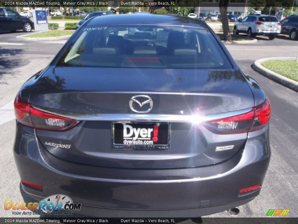 2014 Mazda MAZDA6 Touring Meteor Gray Mica / Black Photo #4