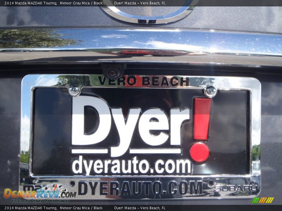 2014 Mazda MAZDA6 Touring Meteor Gray Mica / Black Photo #5