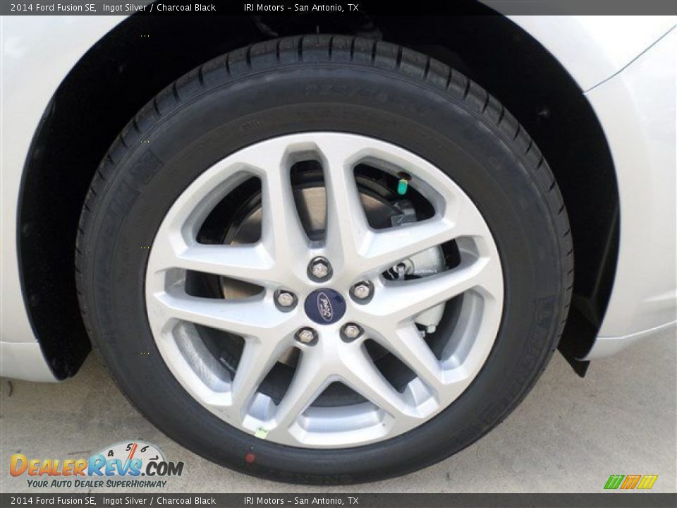 2014 Ford Fusion SE Ingot Silver / Charcoal Black Photo #8