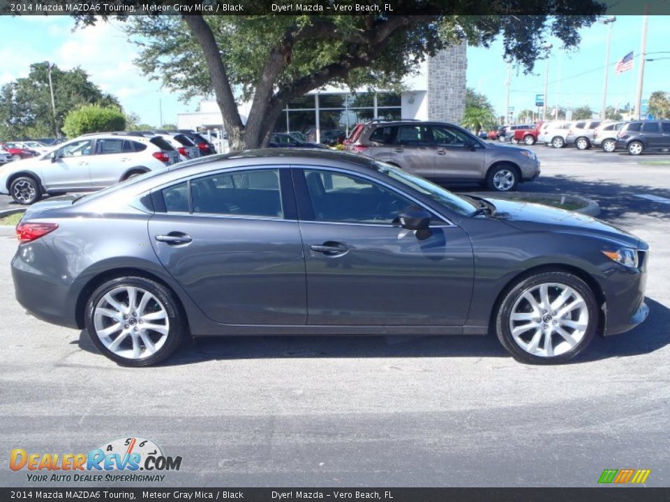 2014 Mazda MAZDA6 Touring Meteor Gray Mica / Black Photo #7