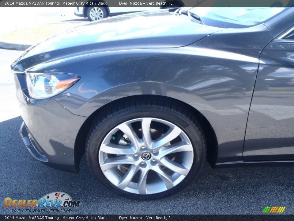 2014 Mazda MAZDA6 Touring Meteor Gray Mica / Black Photo #8