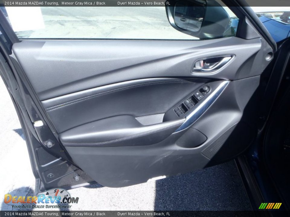 2014 Mazda MAZDA6 Touring Meteor Gray Mica / Black Photo #9