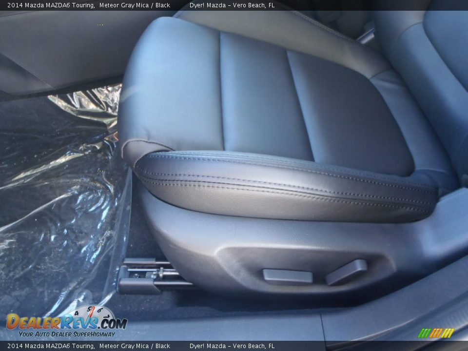 2014 Mazda MAZDA6 Touring Meteor Gray Mica / Black Photo #12