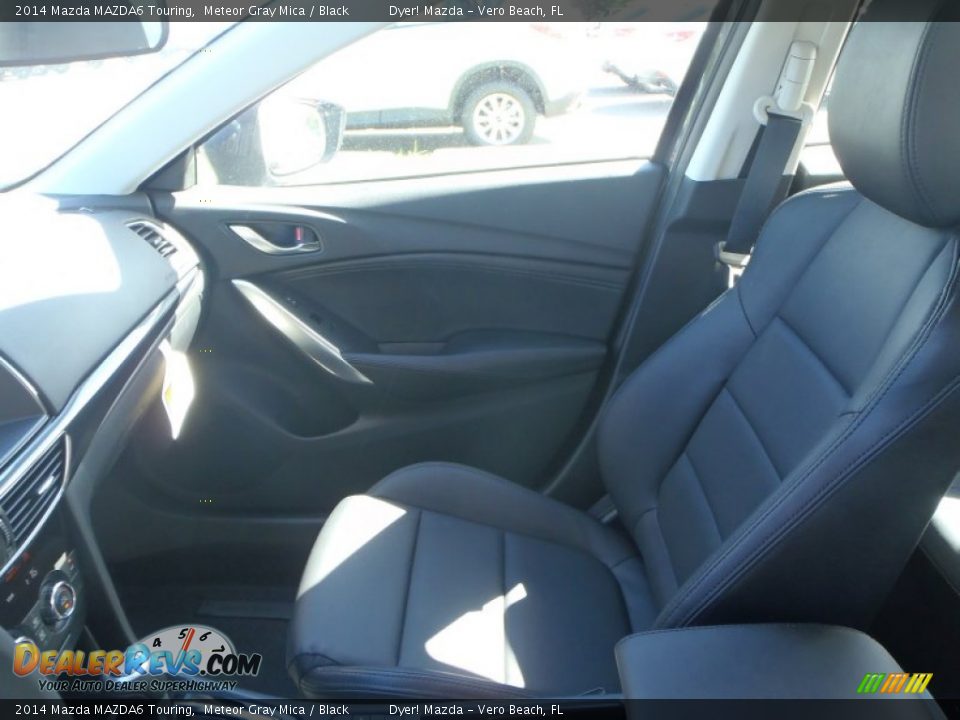 2014 Mazda MAZDA6 Touring Meteor Gray Mica / Black Photo #17
