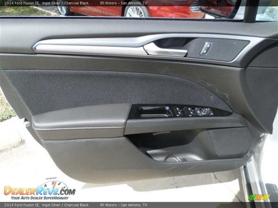 2014 Ford Fusion SE Ingot Silver / Charcoal Black Photo #21