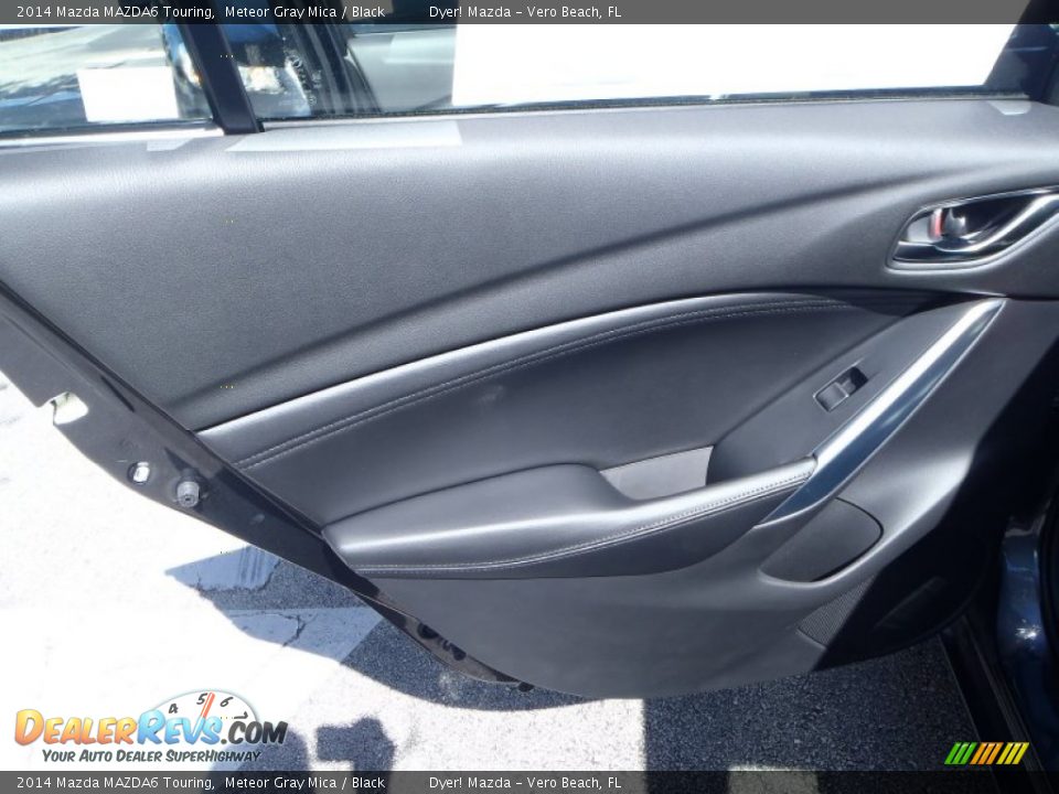 2014 Mazda MAZDA6 Touring Meteor Gray Mica / Black Photo #18