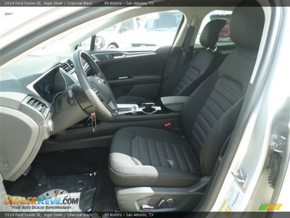 2014 Ford Fusion SE Ingot Silver / Charcoal Black Photo #22