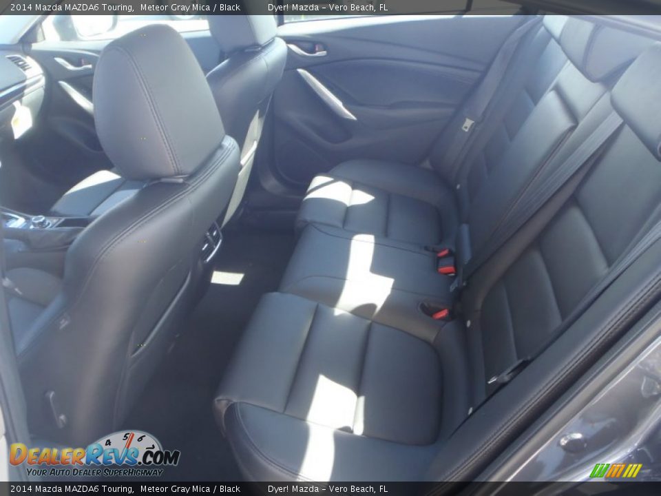 2014 Mazda MAZDA6 Touring Meteor Gray Mica / Black Photo #19
