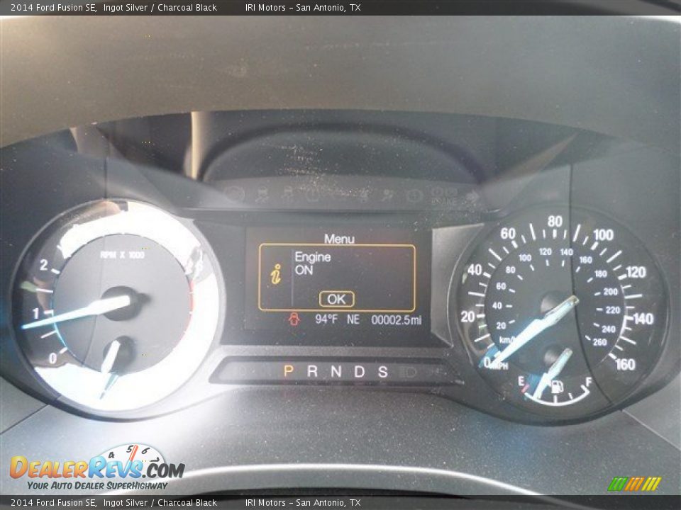 2014 Ford Fusion SE Ingot Silver / Charcoal Black Photo #23