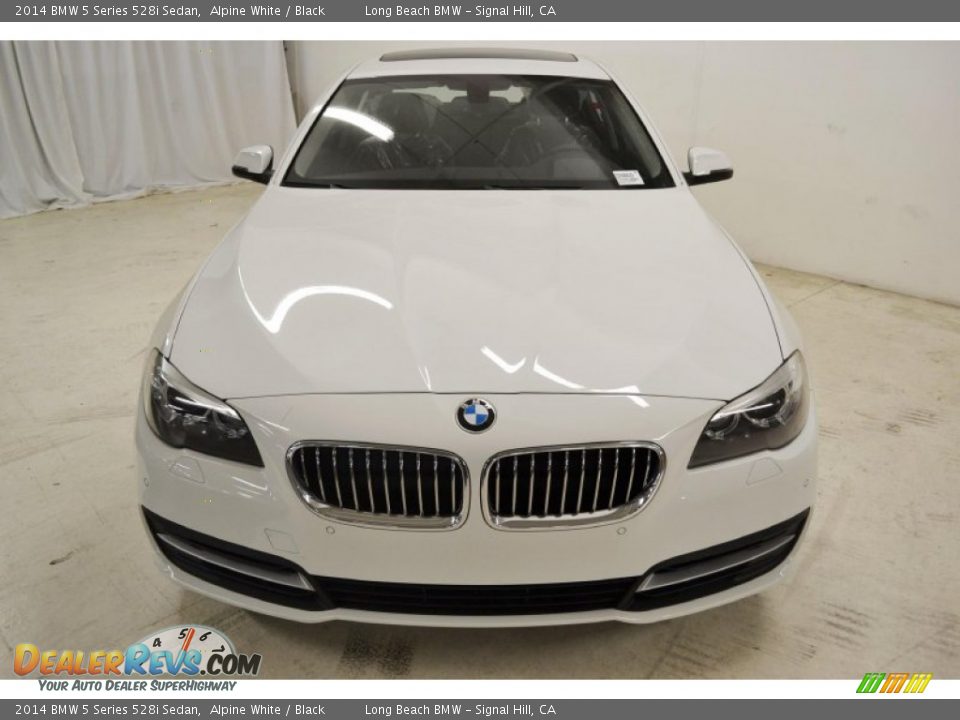 2014 BMW 5 Series 528i Sedan Alpine White / Black Photo #4