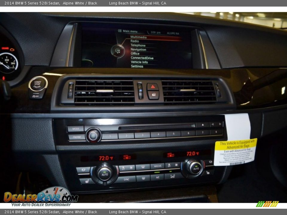 2014 BMW 5 Series 528i Sedan Alpine White / Black Photo #8