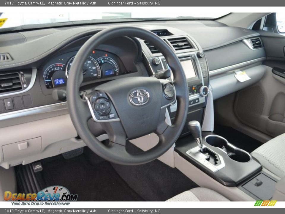 2013 Toyota Camry LE Magnetic Gray Metallic / Ash Photo #6