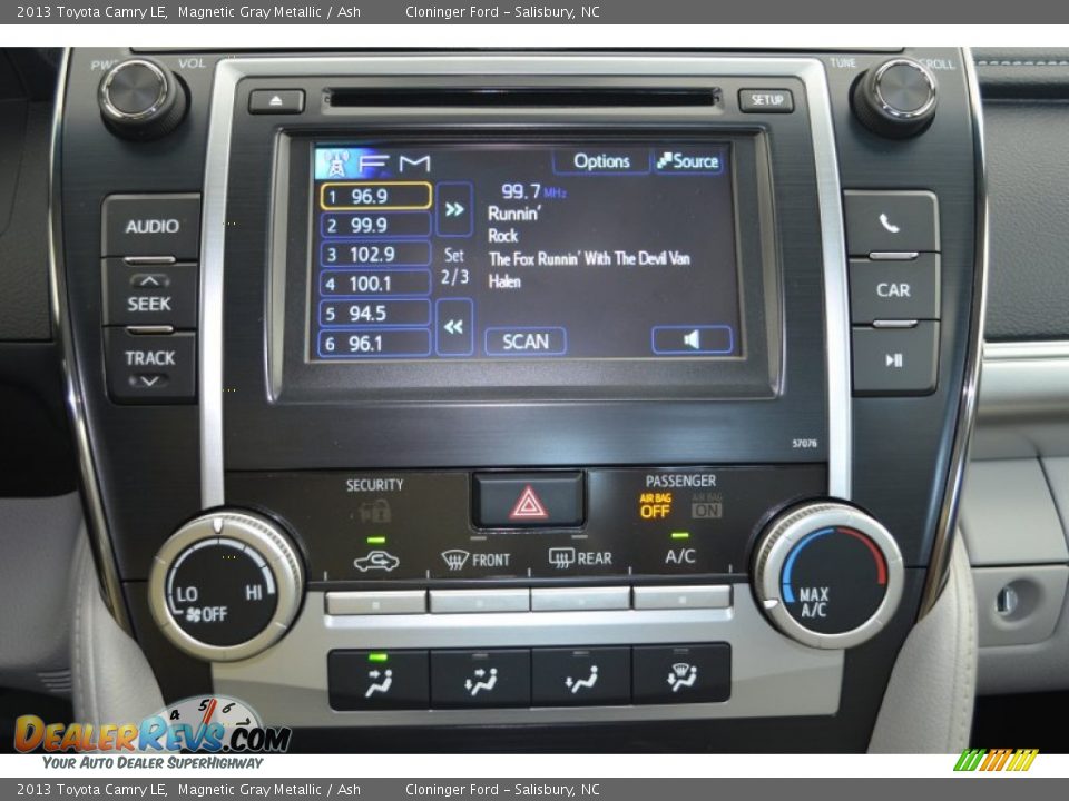 2013 Toyota Camry LE Magnetic Gray Metallic / Ash Photo #11