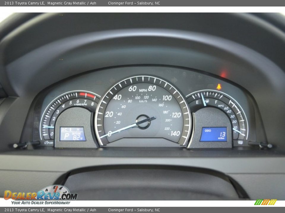 2013 Toyota Camry LE Magnetic Gray Metallic / Ash Photo #15