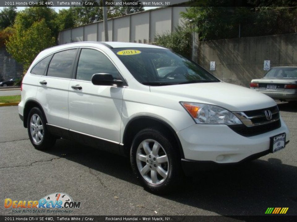 2011 Honda CR-V SE 4WD Taffeta White / Gray Photo #3