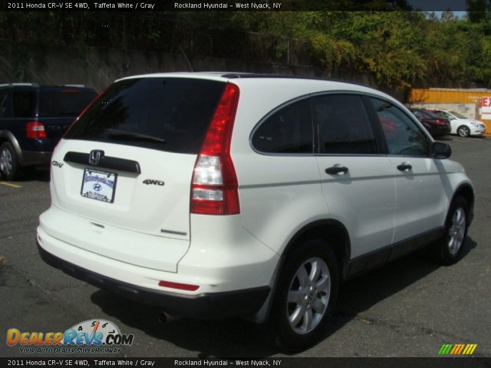 2011 Honda CR-V SE 4WD Taffeta White / Gray Photo #4