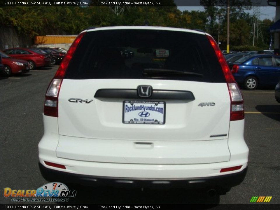 2011 Honda CR-V SE 4WD Taffeta White / Gray Photo #5